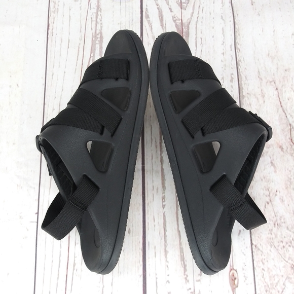 Chaco Sandals Chillos Sport Slingback Flats Black Open Toe Strappy Women's 8 - Picture 5 of 9
